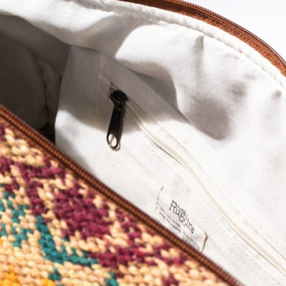 Boho Travel Bag - Ethnic Navajo Design - Handwoven from Fully Fine Cotton - Picture 11 of 11